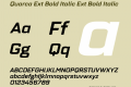 Quarca Ext Bold Italic