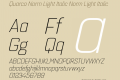 Quarca Norm Light Italic