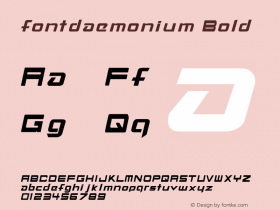 fontdaemonium