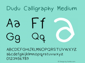 Dudu Calligraphy