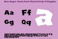 New Super Mario Font (Mario Party 9)