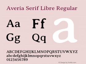 Averia Serif Libre