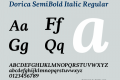 Dorica SemiBold Italic