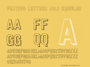 Festivo Letters No.9