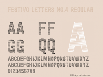 Festivo Letters No.4