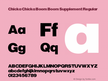 Chicka Chicka Boom Boom Supplement