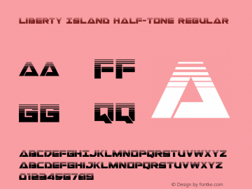 Liberty Island Half-Tone