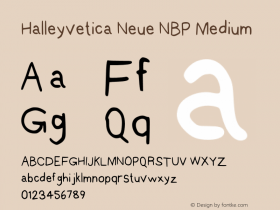 Halleyvetica Neue NBP