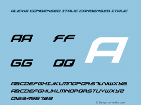 Alexis Condensed Italic