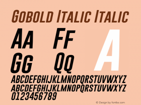 Gobold Italic