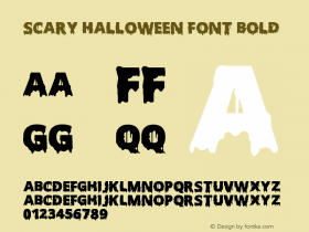 Scary Halloween Font