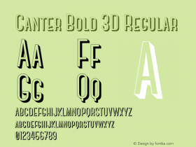 Canter Bold 3D