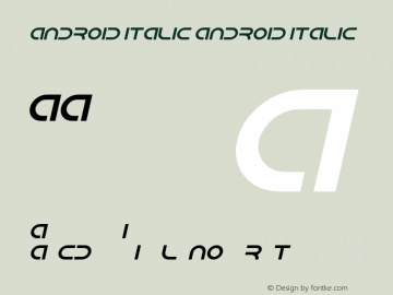 Android Italic