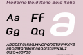 Moderna Bold Italic