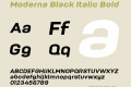 Moderna Black Italic