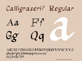 Calligraserif