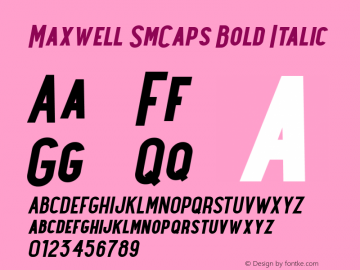 Maxwell SmCaps