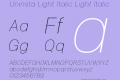 Uninsta Light Italic