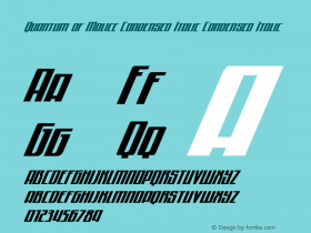 Quantum of Malice Condensed Italic