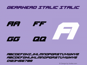 Gearhead Italic