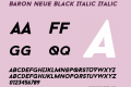 Baron Neue Black Italic