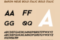 Baron Neue Bold Italic