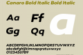 Canaro Bold Italic