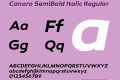 Canaro SemiBold Italic