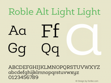 Roble Alt Light