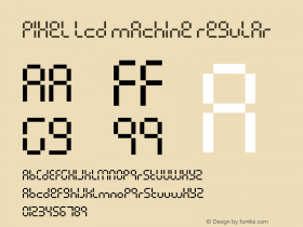 Pixel lcd machine