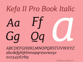 Kefa II Pro Book