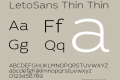 LetoSans Thin