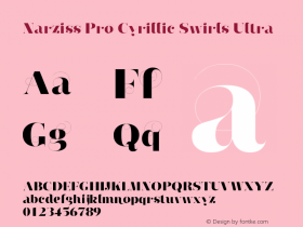 Narziss Pro Cyrillic Swirls