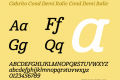 Cabrito Cond Demi Italic