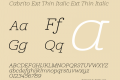 Cabrito Ext Thin Italic