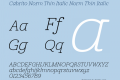 Cabrito Norm Thin Italic