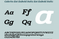 Cabrito Ext ExBold Italic