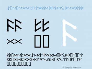 Ice-egg Futhark Runes