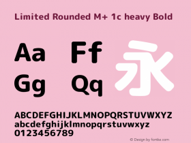Limited Rounded M+ 1c heavy
