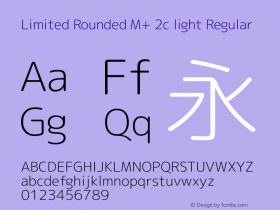 Limited Rounded M+ 2c light