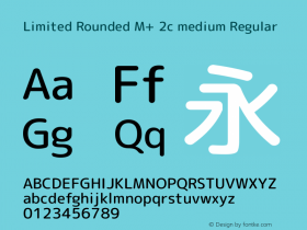 Limited Rounded M+ 2c medium