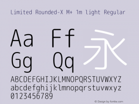 Limited Rounded-X M+ 1m light