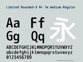 Limited Rounded-X M+ 1m medium