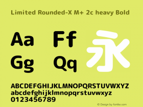 Limited Rounded-X M+ 2c heavy