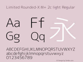 Limited Rounded-X M+ 2c light