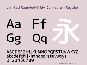 Limited Rounded-X M+ 2c medium