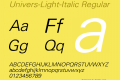 Univers-Light-Italic