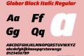 Glober Black Italic