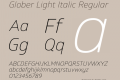 Glober Light Italic