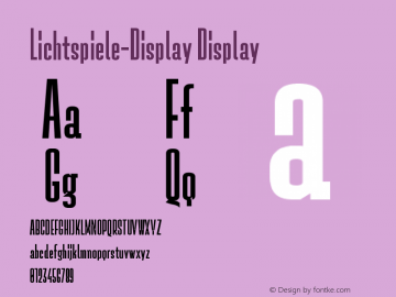 Lichtspiele-Display